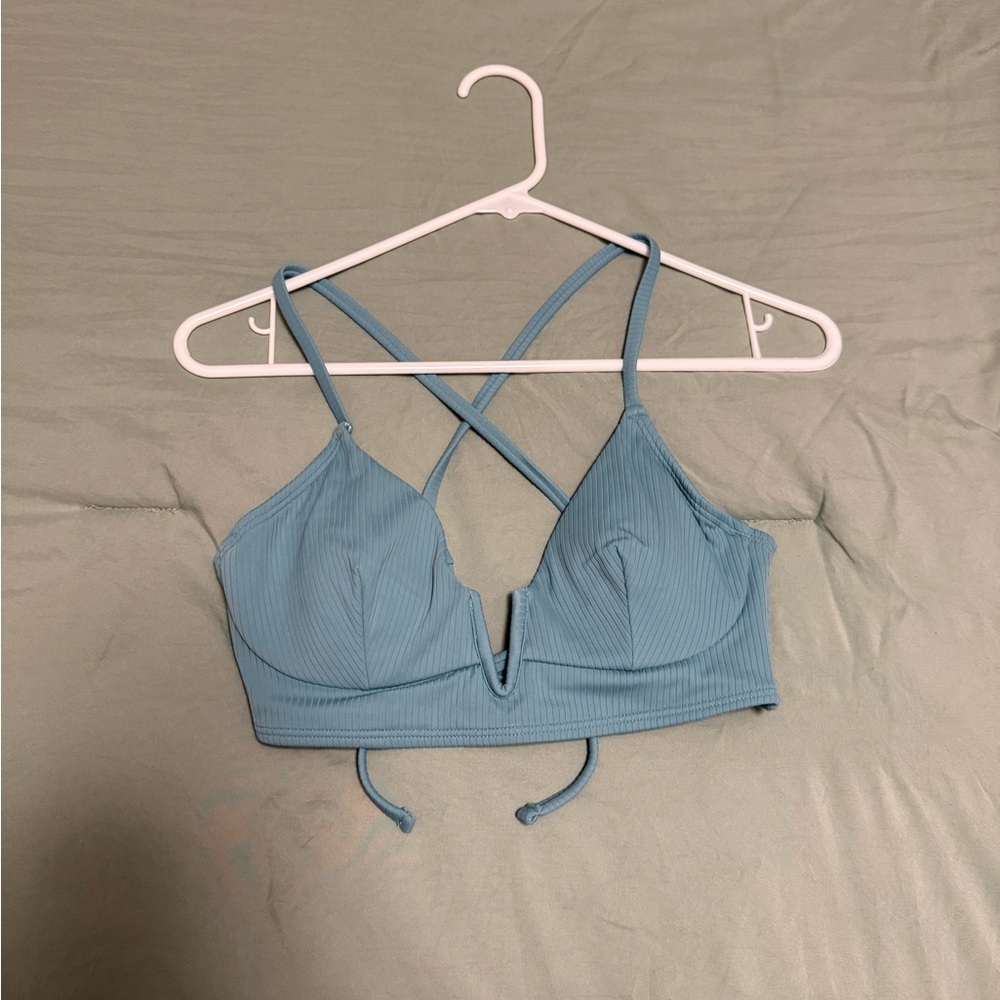 Shade & Shore Teal Bikini Top